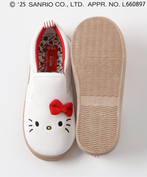 산리오 키즈 신발 일본 SANRIO 운동화 헬로키티 디자인 슬립온 2컬러