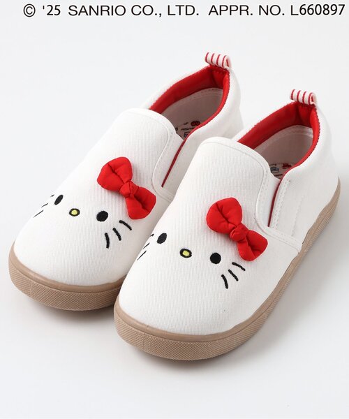 산리오 키즈 신발 일본 SANRIO 운동화 헬로키티 디자인 슬립온 2컬러