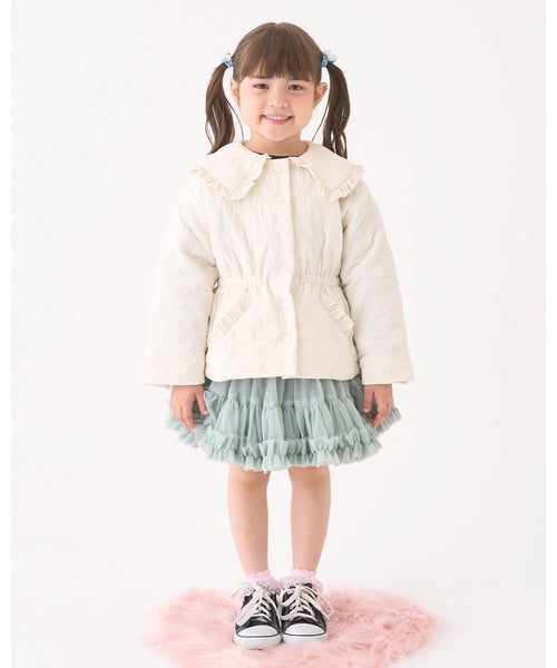 petit main 키즈 자켓 일본 쁘띠메인 유아 리본 디자인 퀼팅 재킷 5컬러