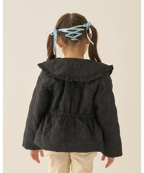 petit main 키즈 자켓 일본 쁘띠메인 유아 리본 디자인 퀼팅 재킷 5컬러