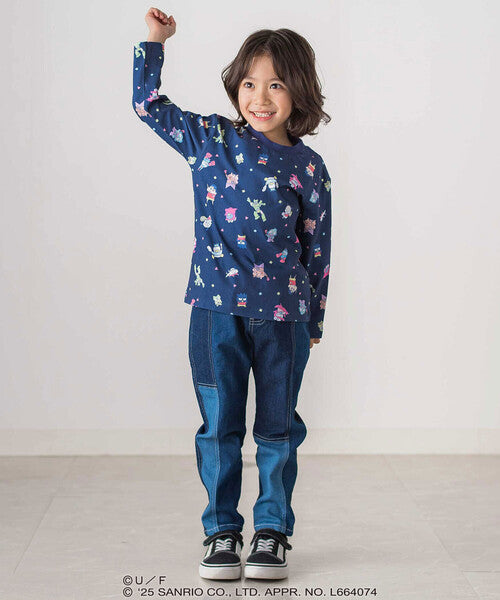 산리오 키즈 티셔츠 일본 긴팔티 짱구 크레용 신짱 반팔 긴팔 2장 세트 2컬러