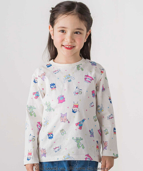 산리오 키즈 티셔츠 일본 긴팔티 짱구 크레용 신짱 반팔 긴팔 2장 세트 2컬러