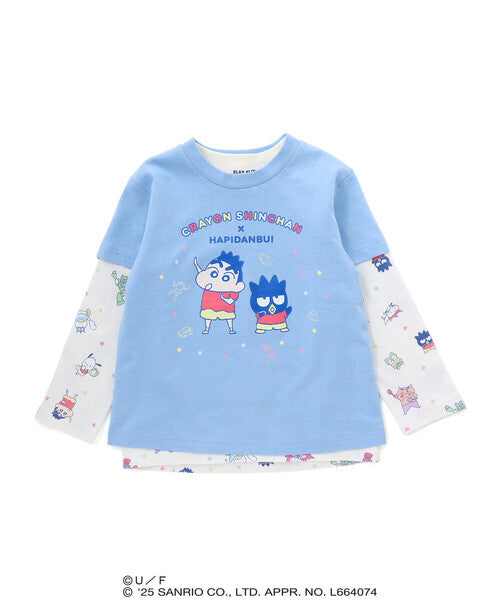 산리오 키즈 티셔츠 일본 긴팔티 짱구 크레용 신짱 반팔 긴팔 2장 세트 2컬러