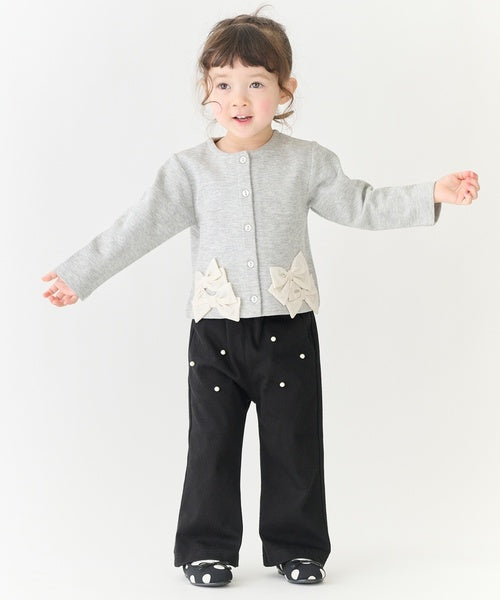 Petit Main Kids Pants Japan Petit Main Toddler Tomo Slim Flare Pants 6 Colors 