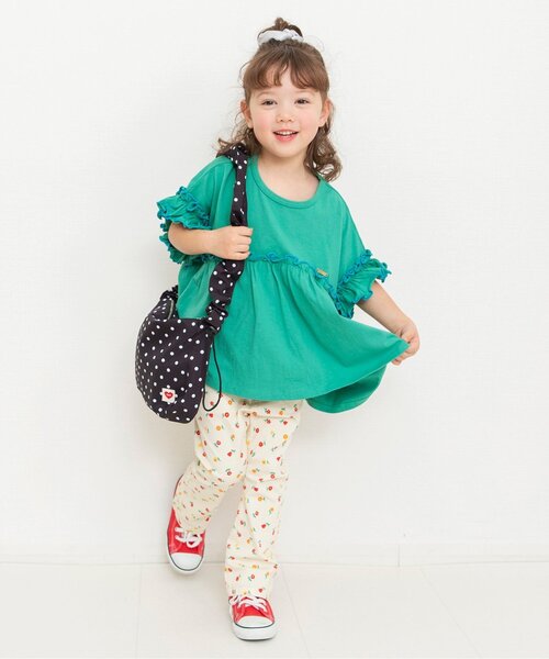 Breeze Kids T-shirt Japanese Toddler Long Sleeve Sesame Street Fur-Free Strainer 5 Colors 