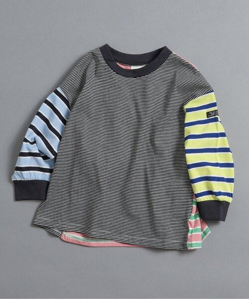Breeze Kids T-shirt Japanese Toddler Long Sleeve Sesame Street Fur-Free Strainer 5 Colors 