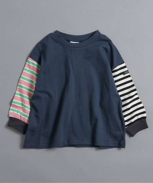 Breeze Kids T-shirt Japanese Toddler Long Sleeve Sesame Street Fur-Free Strainer 5 Colors 