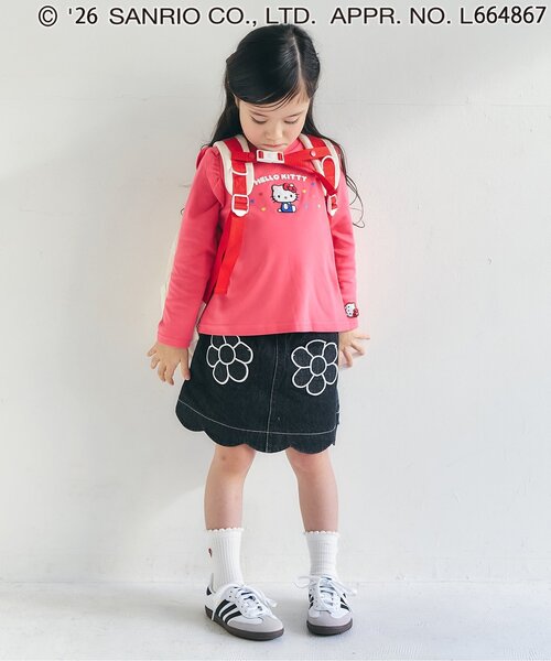 Sanrio Kids T-shirt Japanese Man-to-Man Hello Kitty Trainer Long Sleeve 3 Colors 