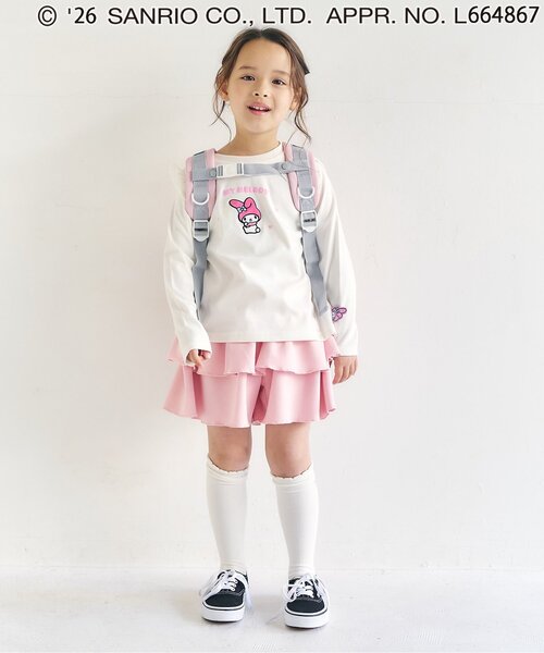 Sanrio Kids T-shirt Japanese Man-to-Man Hello Kitty Trainer Long Sleeve 3 Colors 