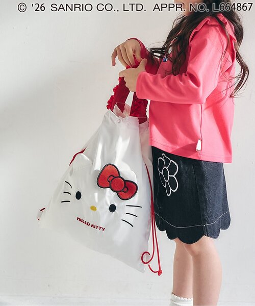 Sanrio Kids T-shirt Japanese Man-to-Man Hello Kitty Trainer Long Sleeve 3 Colors 