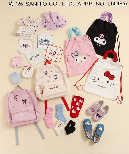 Sanrio Kids T-shirt Japanese Man-to-Man Hello Kitty Trainer Long Sleeve 3 Colors 