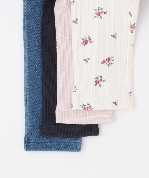 쁘띠메인 키즈 바지 일본 petit main 쁘띠마인 백 프릴 레깅스 팬츠 4컬러