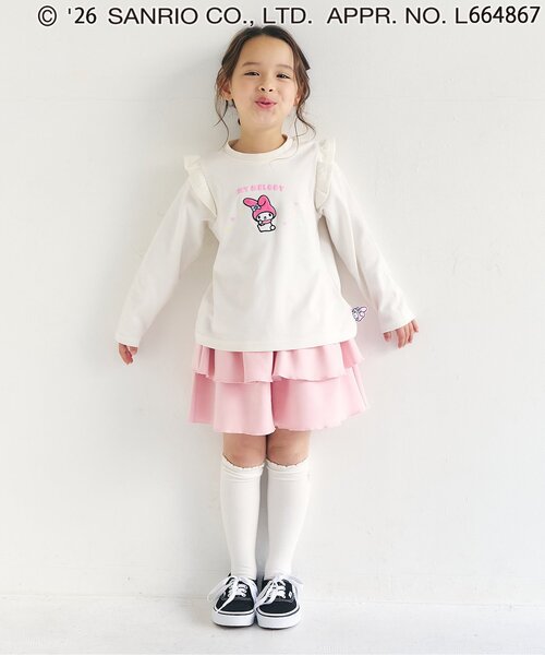 Sanrio Kids T-shirt Japanese Man-to-Man Hello Kitty Trainer Long Sleeve 3 Colors 