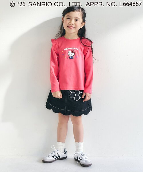 Sanrio Kids T-shirt Japanese Man-to-Man Hello Kitty Trainer Long Sleeve 3 Colors 