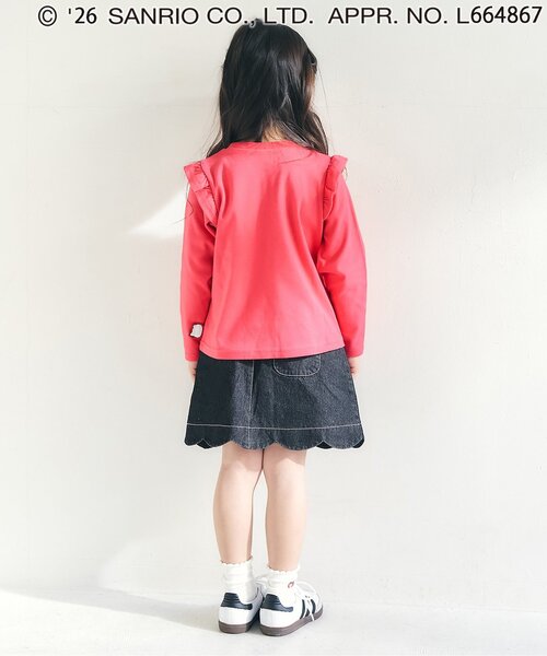 Sanrio Kids T-shirt Japanese Man-to-Man Hello Kitty Trainer Long Sleeve 3 Colors 