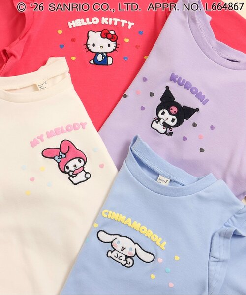 Sanrio Kids T-shirt Japanese Man-to-Man Hello Kitty Trainer Long Sleeve 3 Colors 