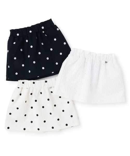 쁘띠메인 키즈 치마 일본 petit main 쁘띠마인 웨스트 개더 미니 스커트 3컬러