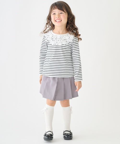 Petit Main Kids Pants Japan Petit Main Toddler Tomo Slim Flare Pants 6 Colors 