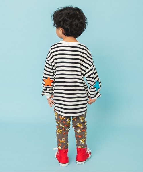 브리즈 키즈 티셔츠 일본 BREEZE 긴팔티 엘보 스타 패치 6컬러