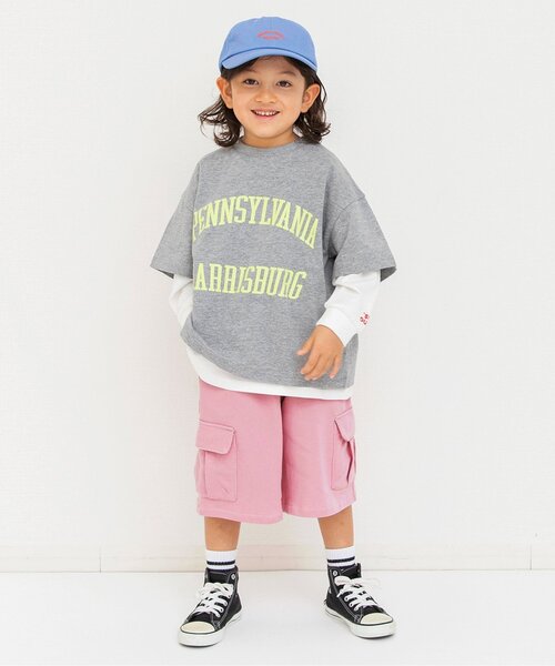 Breeze Kids T-shirt Japanese Toddler Long Sleeve Sesame Street Fur-Free Strainer 5 Colors 