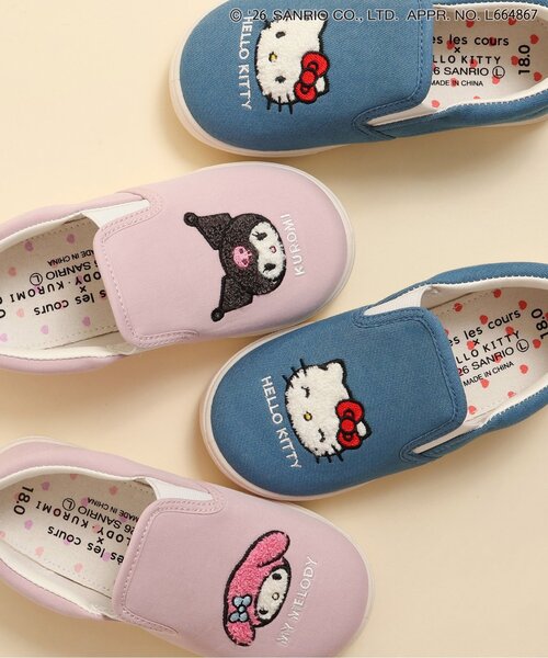 산리오 키즈 신발 일본 SANRIO 운동화 캐릭터즈 슬립온 2컬러