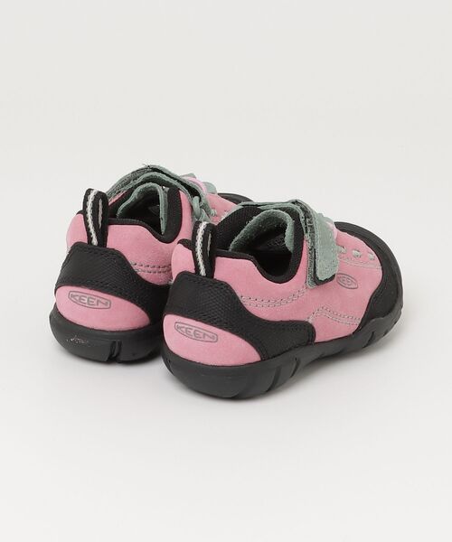 킨 키즈 재스퍼 2 일본 운동화 벨크로 배색 번지 레이스 핑크 올리브 스니커즈