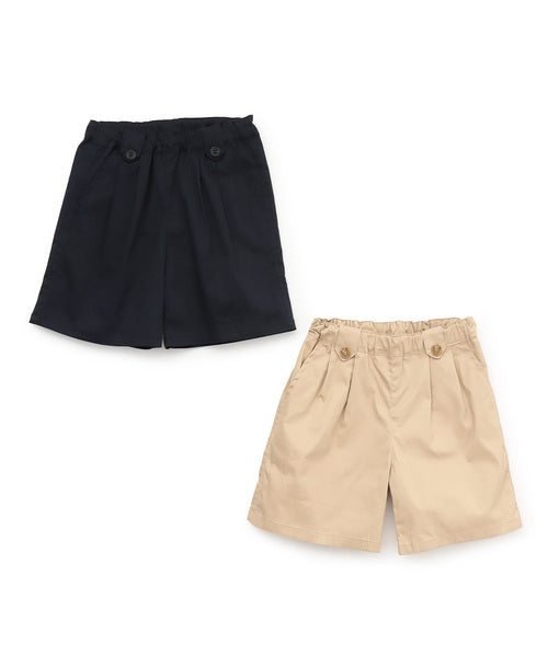 쁘띠메인 키즈 바지 일본 petit main 반바지 테디베어 하프 팬츠 2컬러