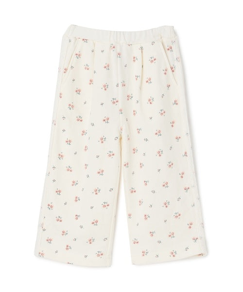 쁘띠메인 키즈 바지 일본 petit main 플라워 스웻 팬츠 2컬러