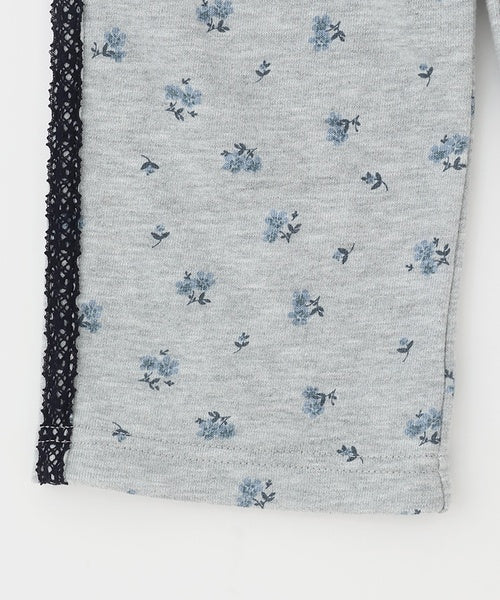 쁘띠메인 키즈 바지 일본 petit main 플라워 스웻 팬츠 2컬러