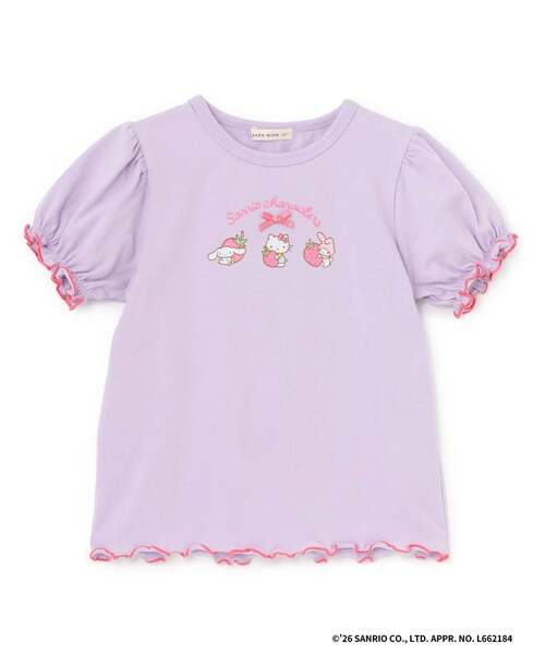 산리오 키즈 티셔츠 일본 SANRIO 캐릭터 헬로키티 딸기 하우스 5컬러