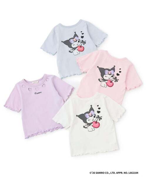 산리오 키즈 티셔츠 일본 SANRIO 캐릭터 쿠로미 디자인 4컬러