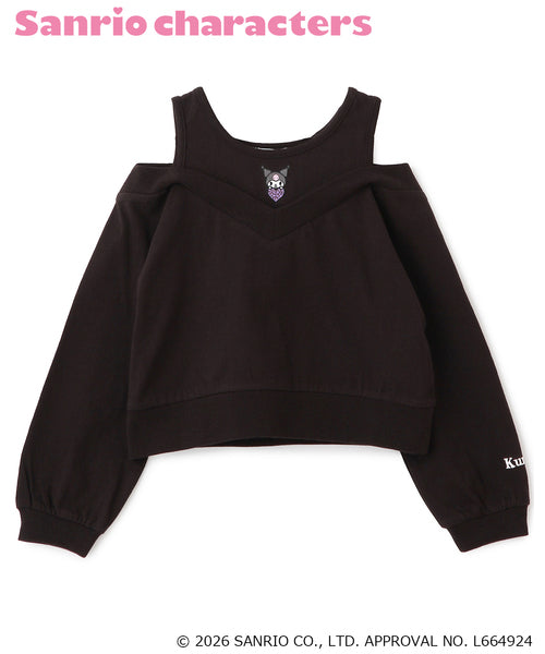 쁘띠메인 티셔츠 일본 쁘띠마인 산리오 캐릭터즈 어깨 아키 긴팔티 4컬러