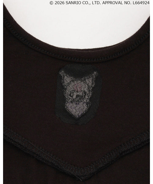 쁘띠메인 티셔츠 일본 쁘띠마인 산리오 캐릭터즈 어깨 아키 긴팔티 4컬러