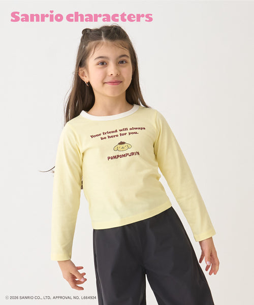 쁘띠메인 티셔츠 일본 쁘띠마인 산리오 캐릭터즈 링거 긴팔티 4컬러