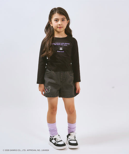 쁘띠메인 티셔츠 일본 쁘띠마인 산리오 캐릭터즈 링거 긴팔티 4컬러