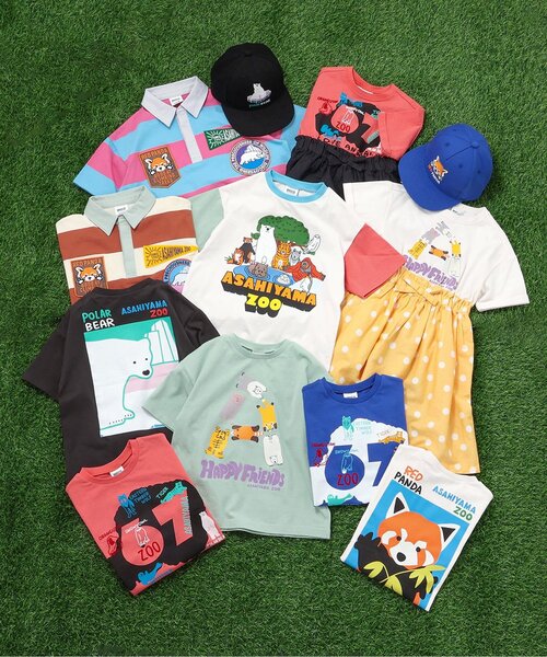 브리즈 키즈 티셔츠 일본 BREEZE 반팔티 아사히야마 동물원 6컬러