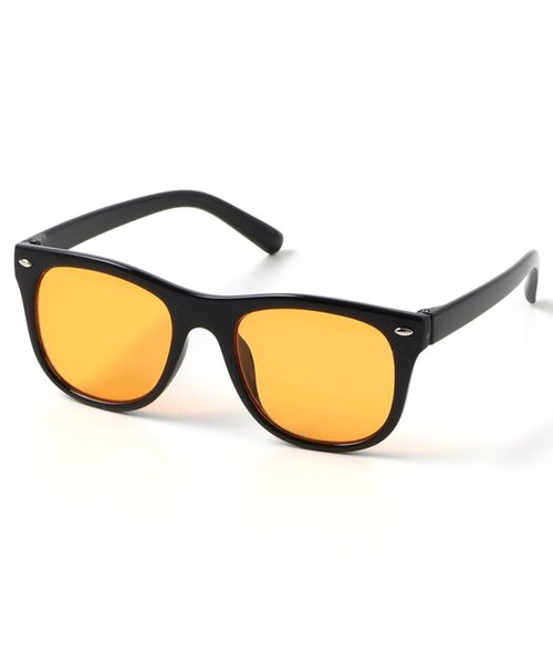 브리즈 선글라스 일본 BREEZE 안경 UV컷 웰링턴 블랙 오렌지