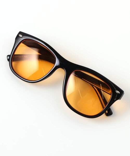 브리즈 선글라스 일본 BREEZE 안경 UV컷 웰링턴 블랙 오렌지