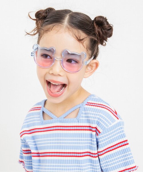 브리즈 선글라스 일본 BREEZE 안경 UV컷 베어 라인 클리어 블루