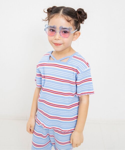 브리즈 선글라스 일본 BREEZE 안경 UV컷 베어 라인 클리어 블루