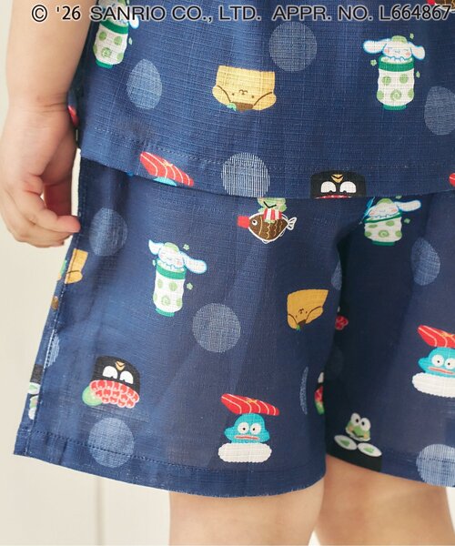 산리오 셋업 일본 SANRIO 캐릭터즈 스시 초밥 모티브 디자인