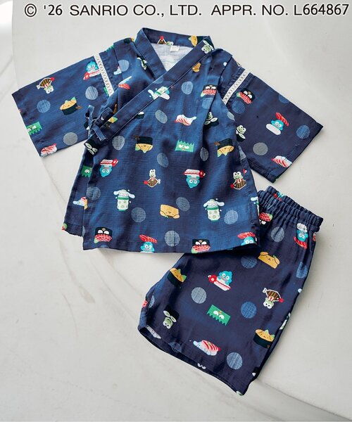 산리오 셋업 일본 SANRIO 캐릭터즈 스시 초밥 모티브 디자인