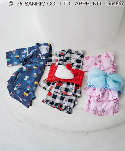 산리오 셋업 일본 SANRIO 캐릭터즈 스시 초밥 모티브 디자인