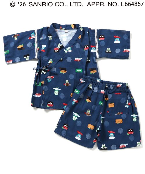 산리오 셋업 일본 SANRIO 캐릭터즈 스시 초밥 모티브 디자인