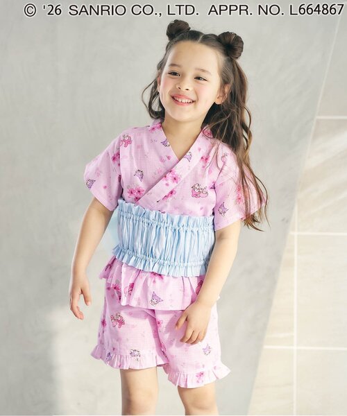 산리오 셋업 일본 SANRIO 캐릭터즈 여아용 유카타 2컬러