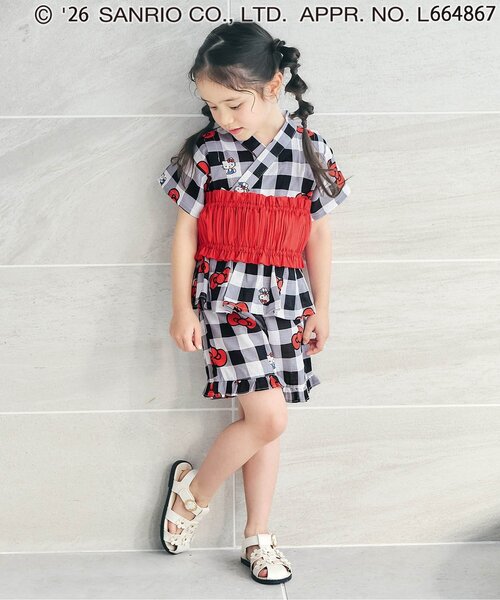 산리오 셋업 일본 SANRIO 캐릭터즈 여아용 유카타 2컬러