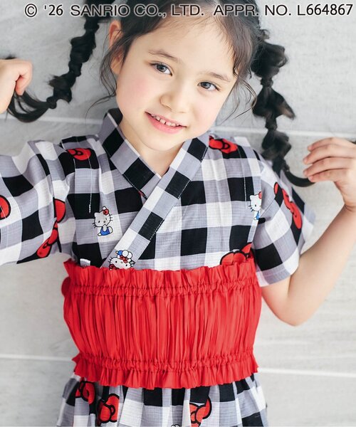 산리오 셋업 일본 SANRIO 캐릭터즈 여아용 유카타 2컬러