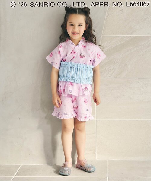 산리오 셋업 일본 SANRIO 캐릭터즈 여아용 유카타 2컬러