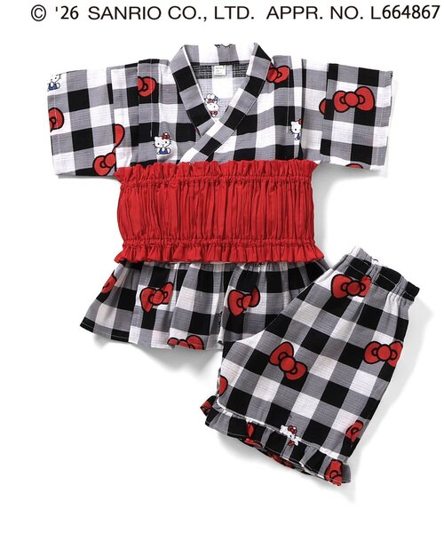 산리오 셋업 일본 SANRIO 캐릭터즈 여아용 유카타 2컬러