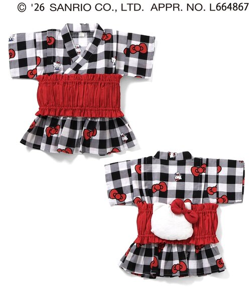 산리오 셋업 일본 SANRIO 캐릭터즈 여아용 유카타 2컬러
